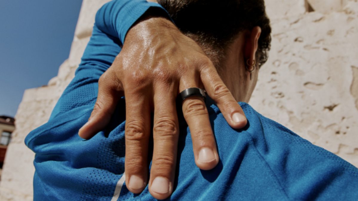 Smartwatch worn on a wrist